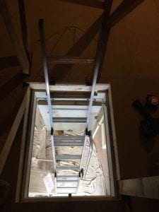 Stevenage installation - loft ladder & loft boarding