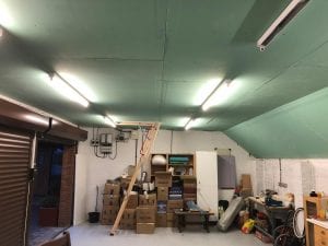 Loft Space in a Garage