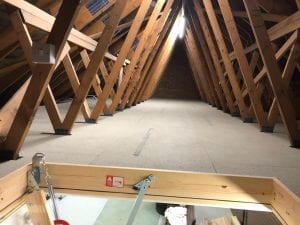 Loft Space in a Garage