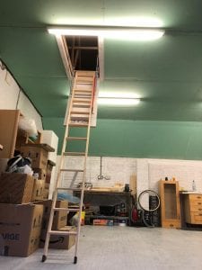 Loft Space in a Garage